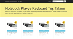 Desktop Screenshot of notebook-klavye.com